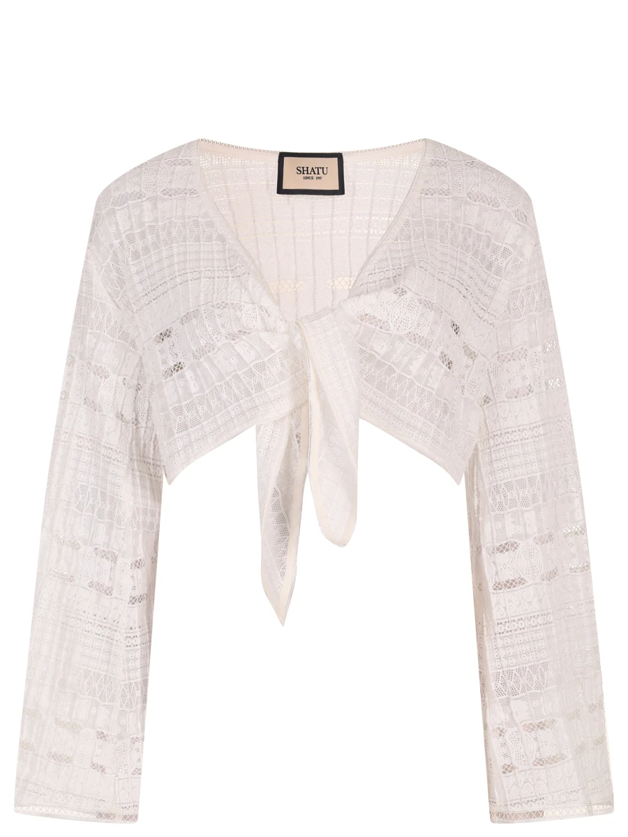 Блуза из гипюра