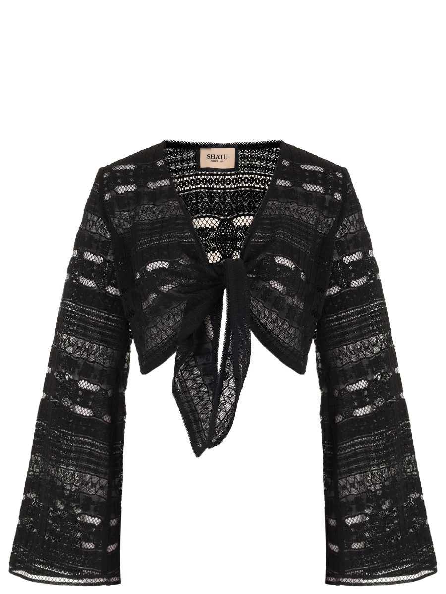 Блуза из гипюра