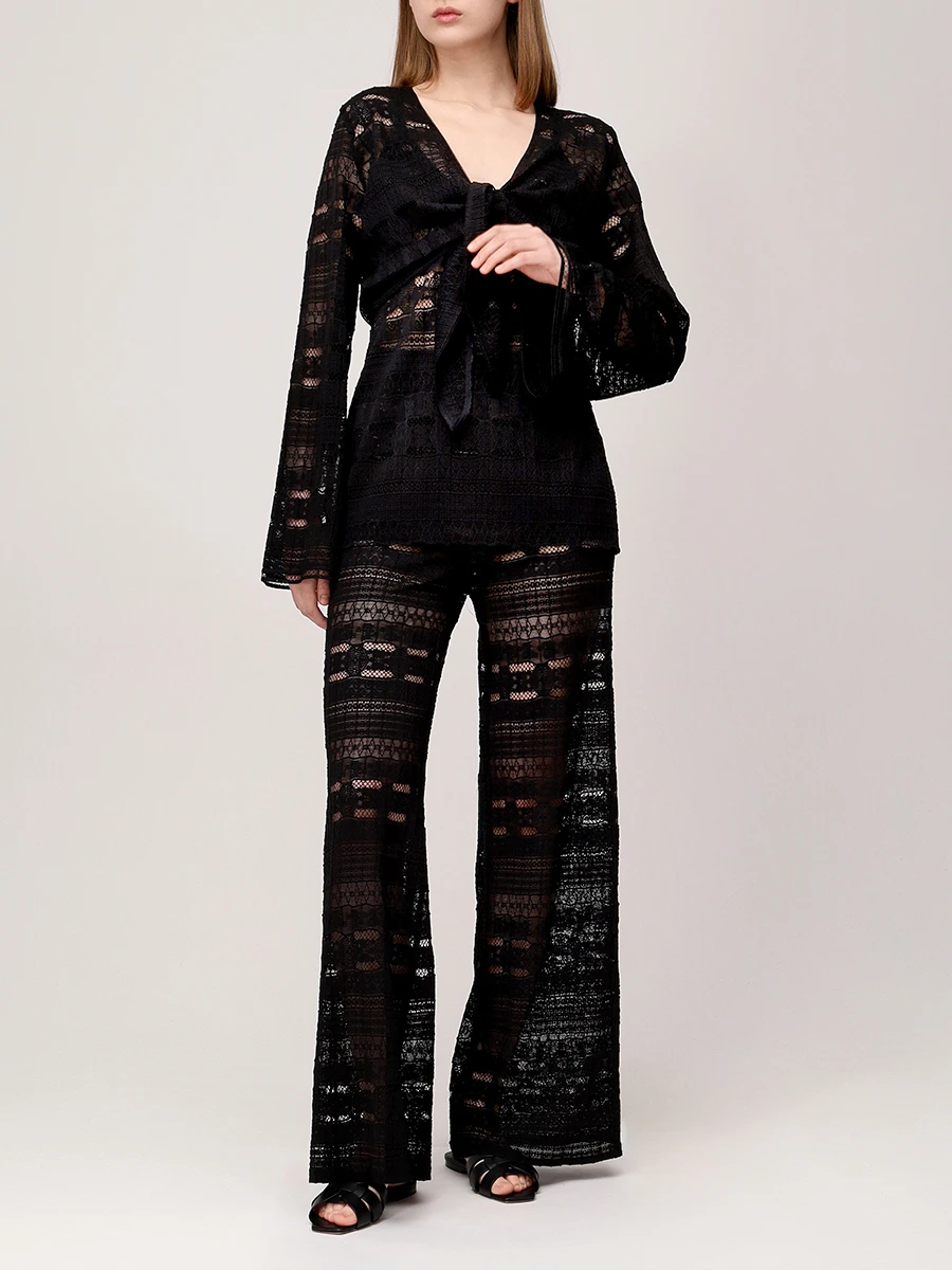 Блуза из гипюра