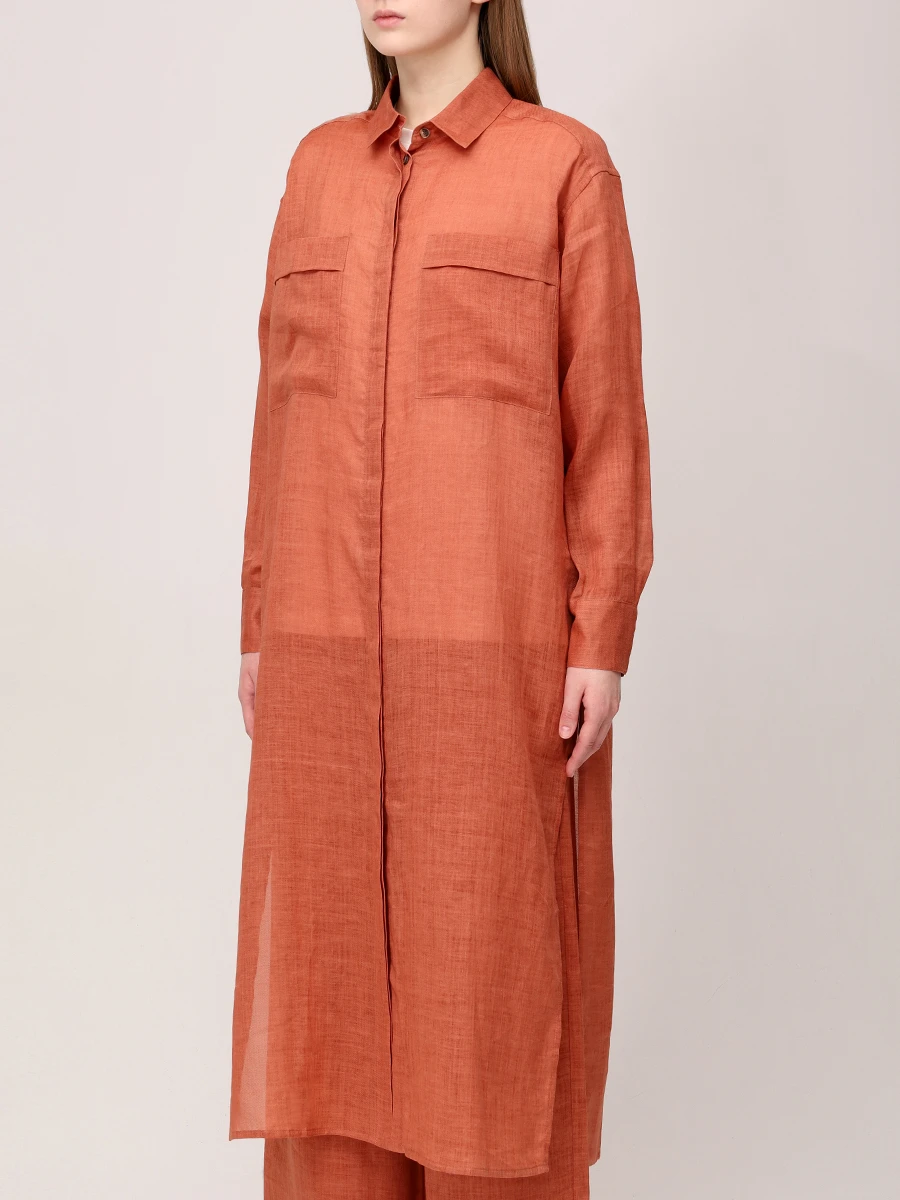 Рубашка удлиненная