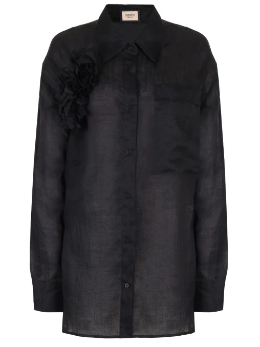 Блуза однотонная SHATU