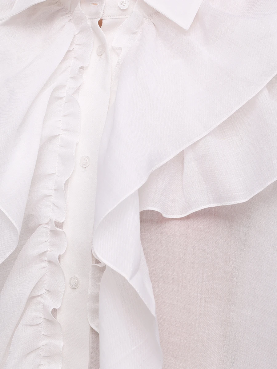 Блуза с рюшами