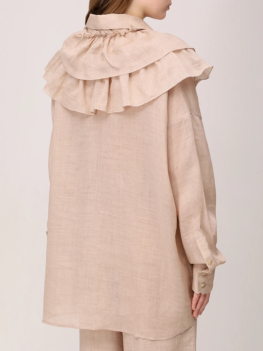 Блуза с рюшами