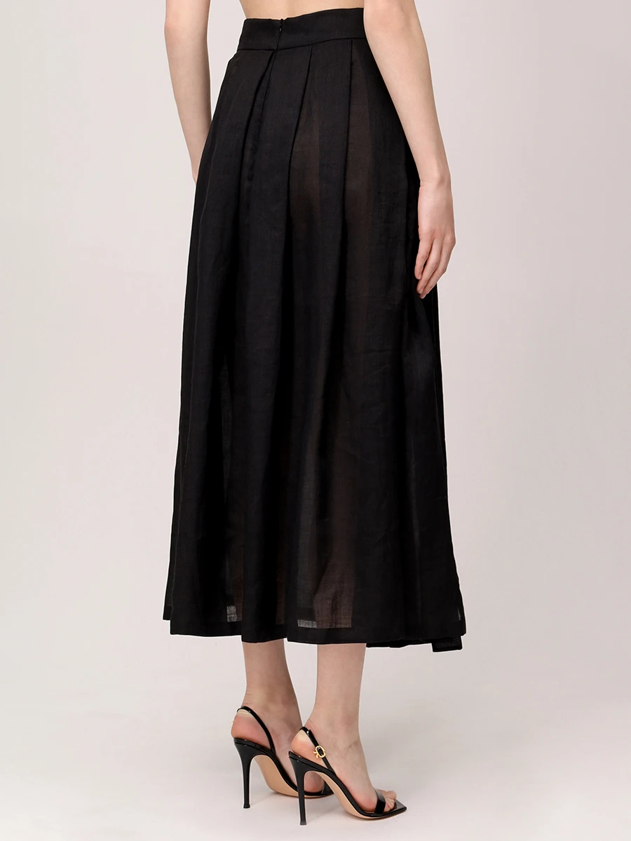 Юбка однотонная