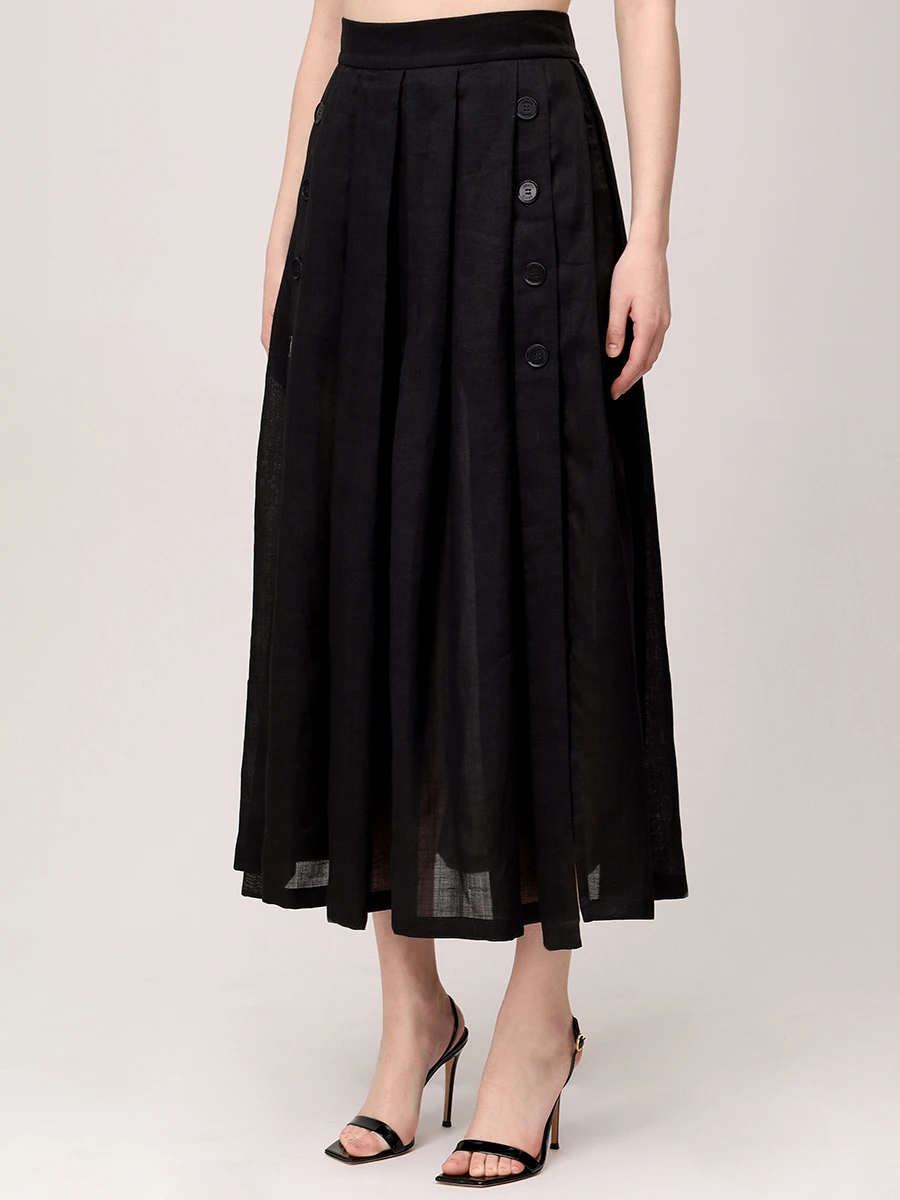 Юбка однотонная