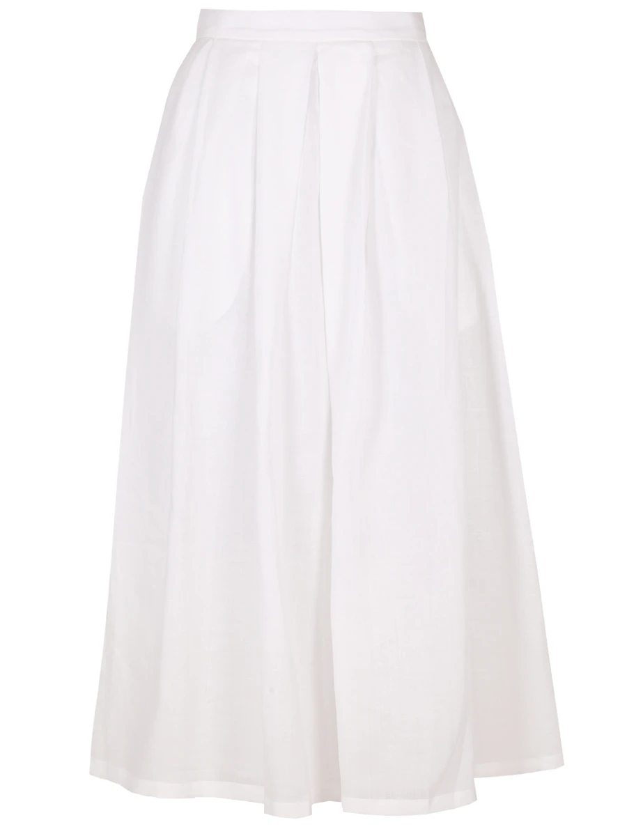 Юбка однотонная