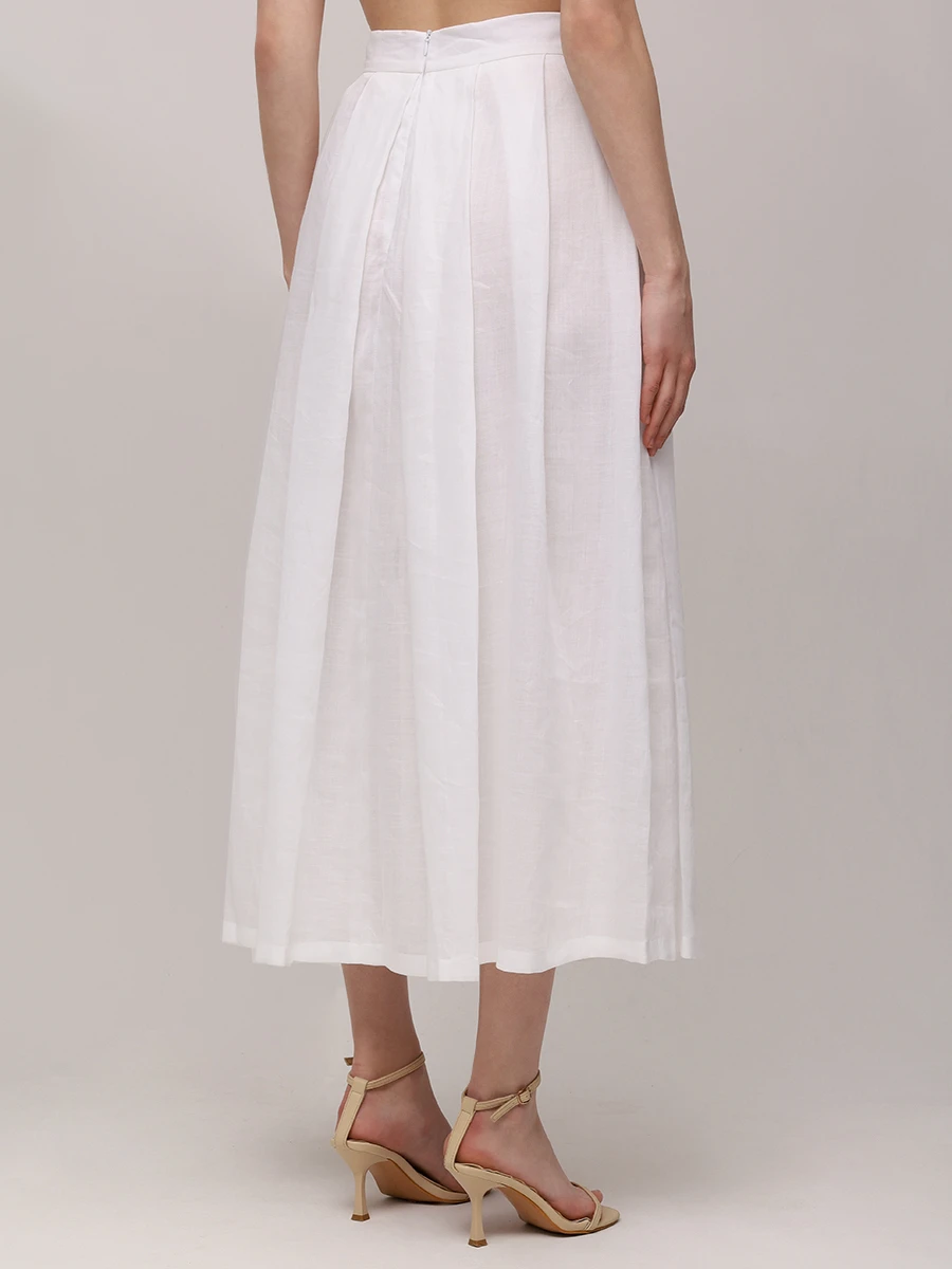 Юбка однотонная