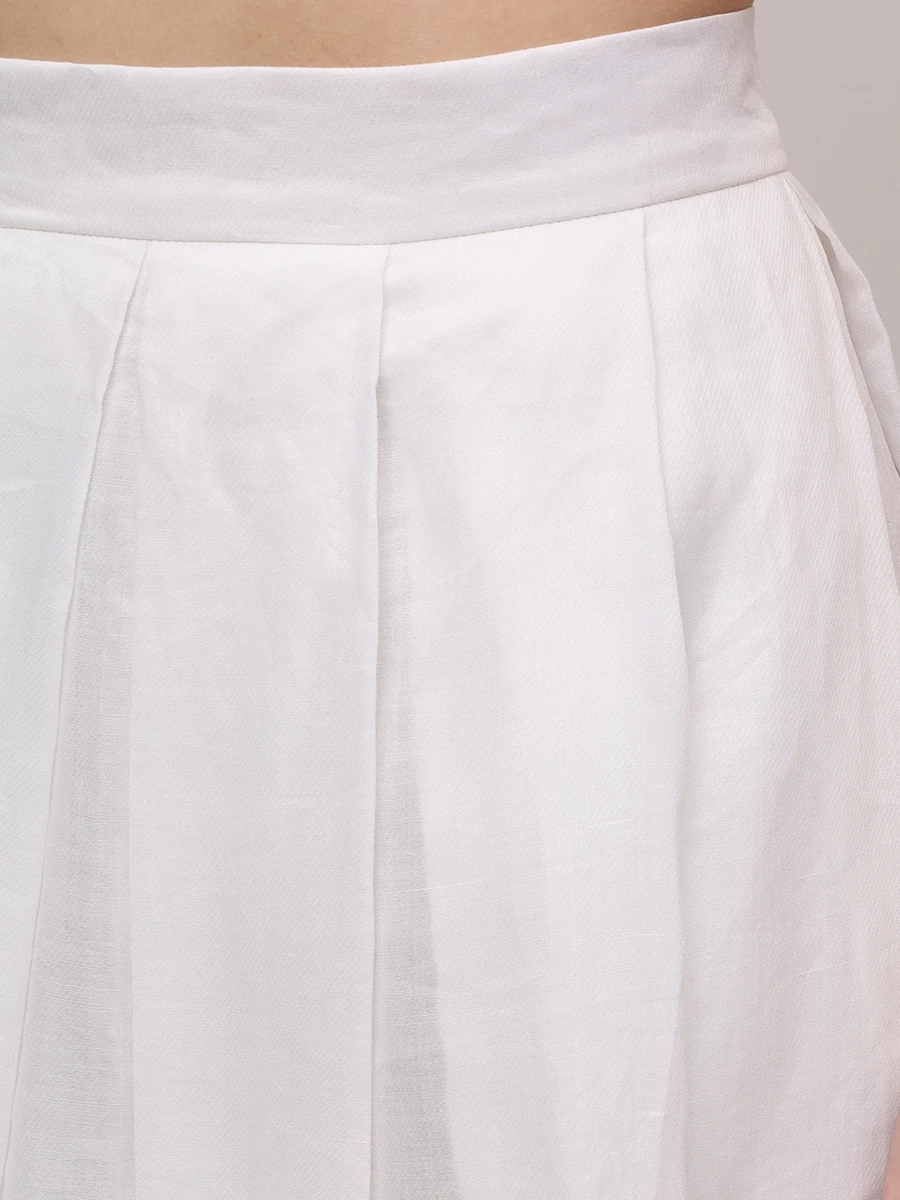 Юбка однотонная