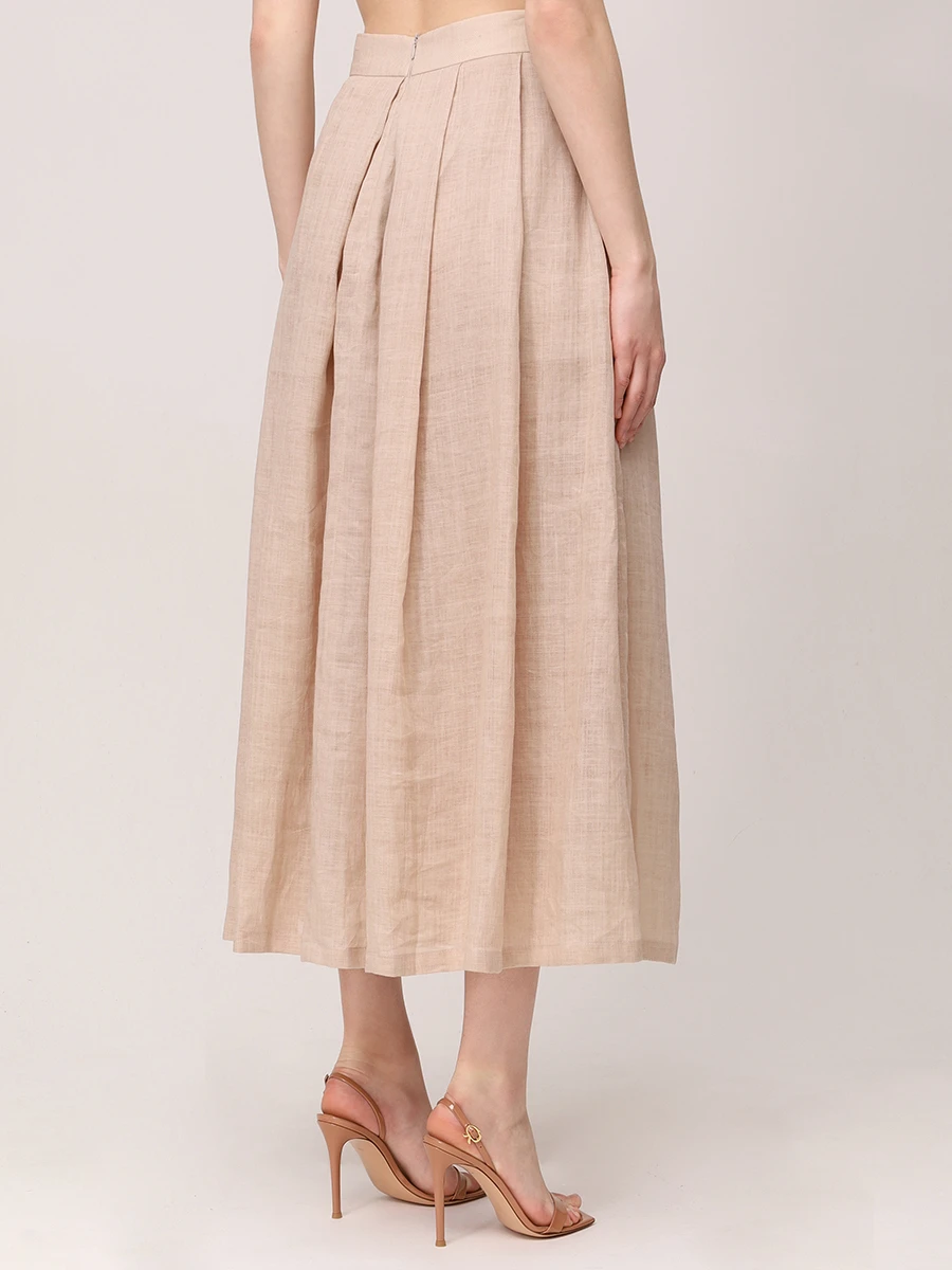 Юбка однотонная