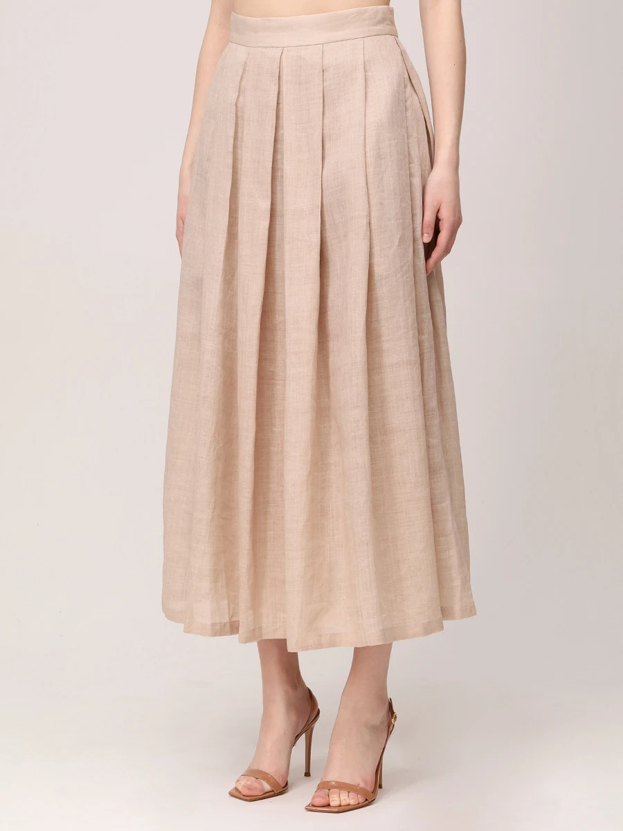 Юбка однотонная