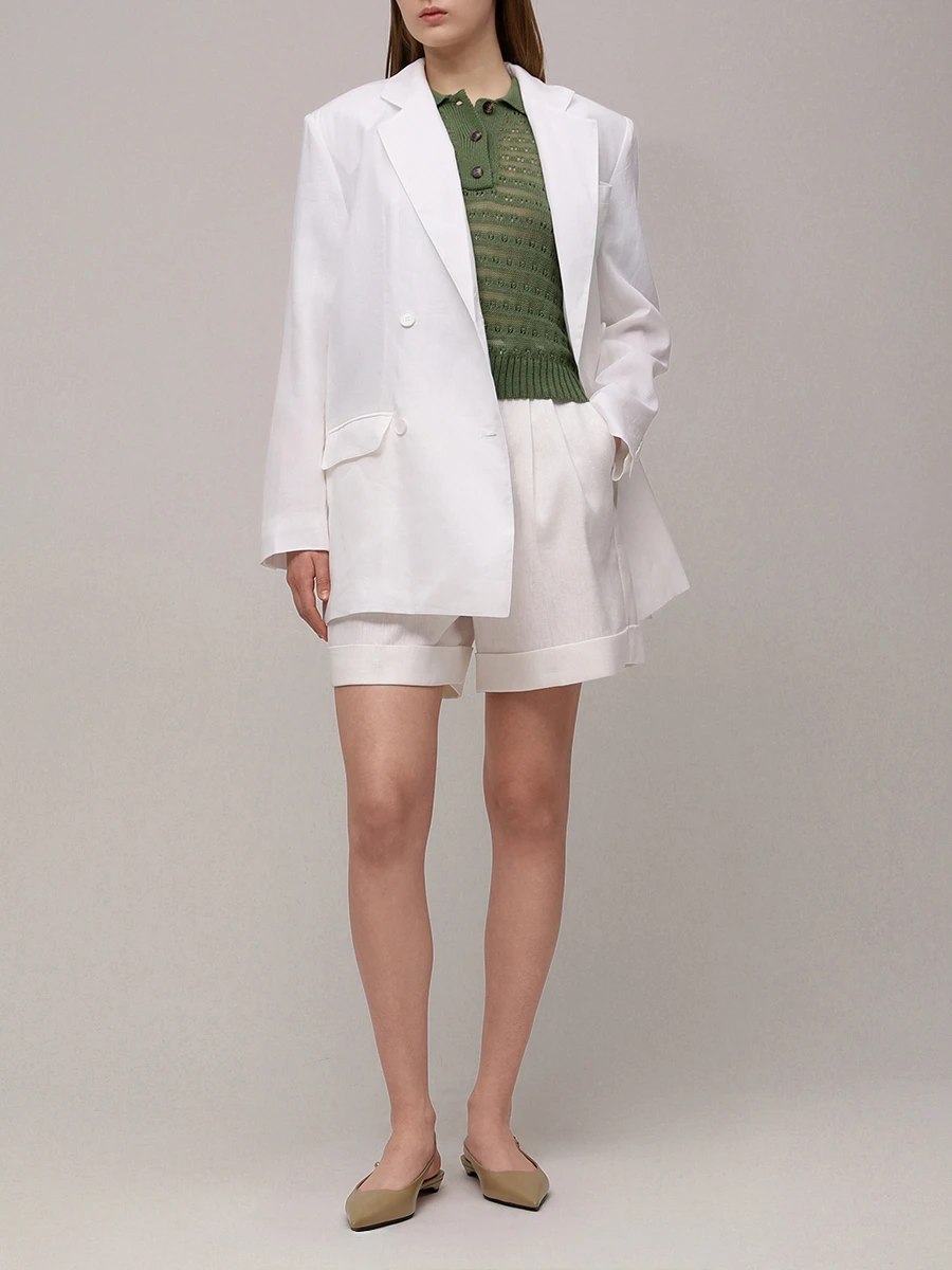 Бермуды льняные