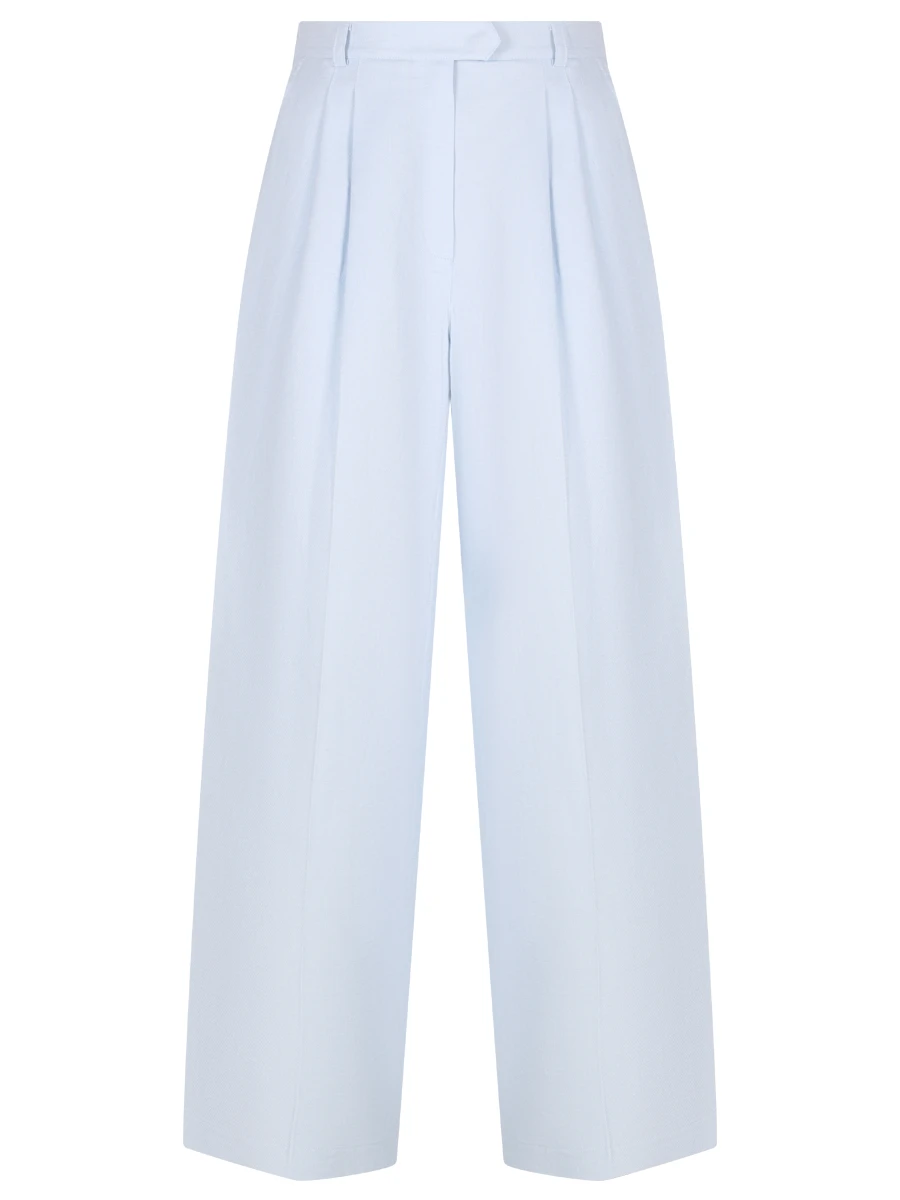 Брюки-палаццо льняные