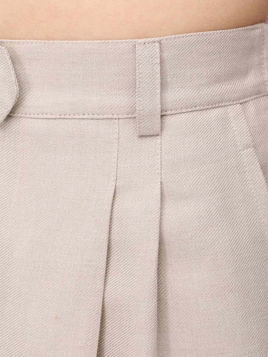 Брюки-палаццо льняные