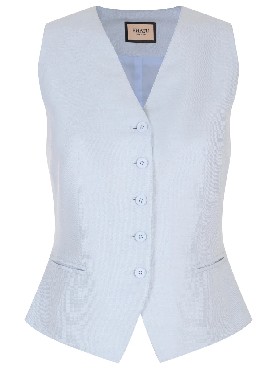 Жилет льняной