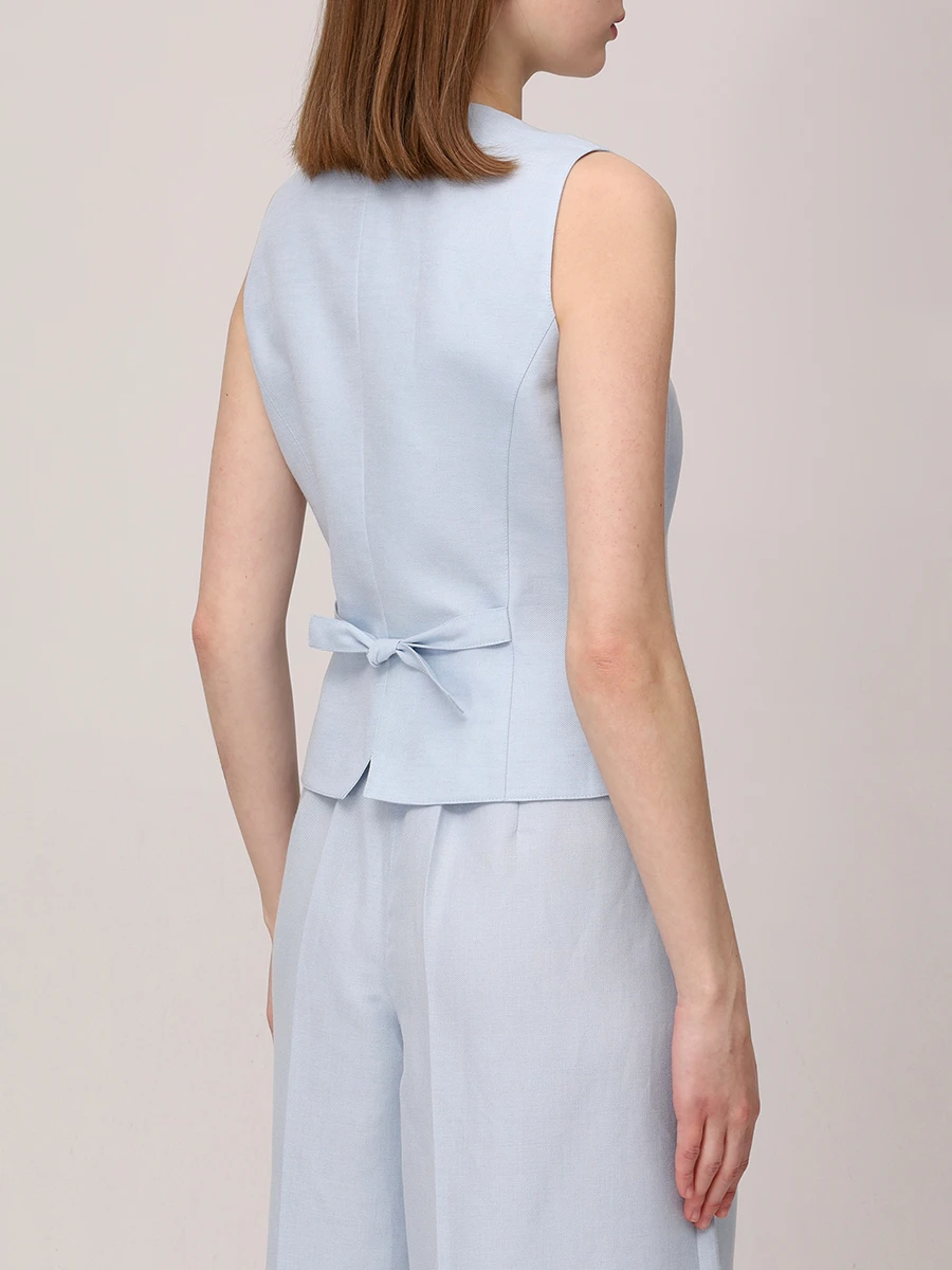 Жилет льняной