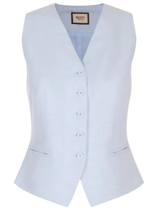 Жилет льняной SHATU