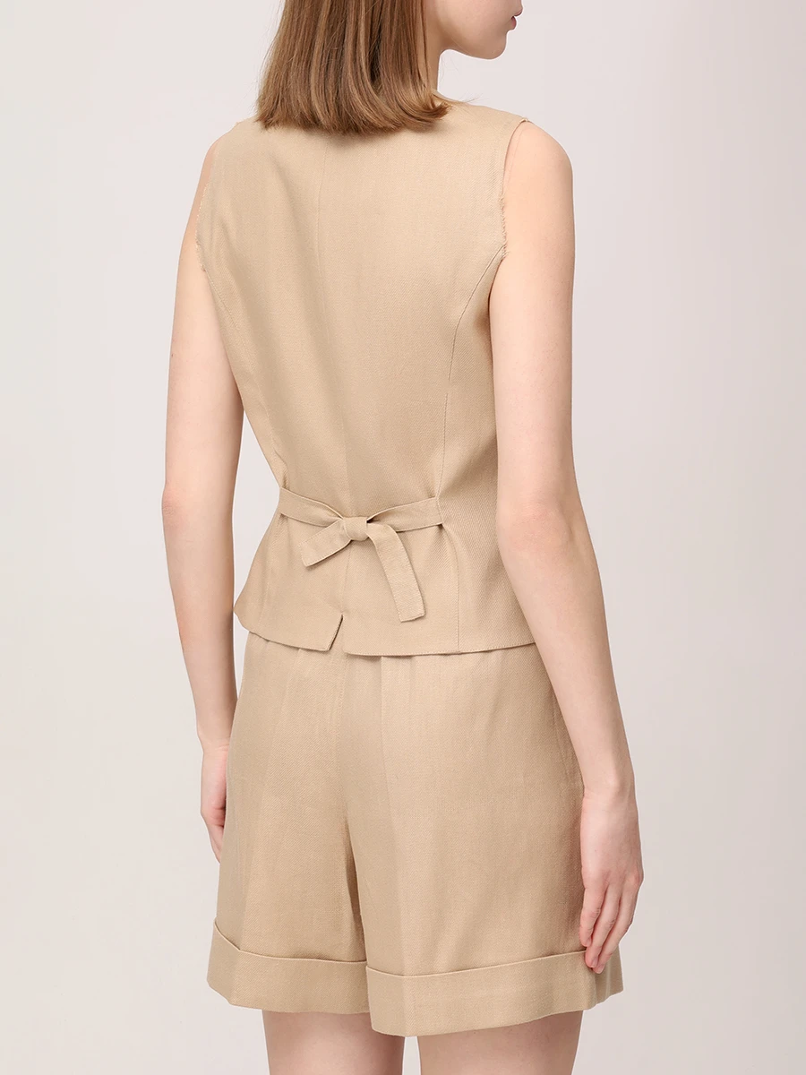 Жилет льняной