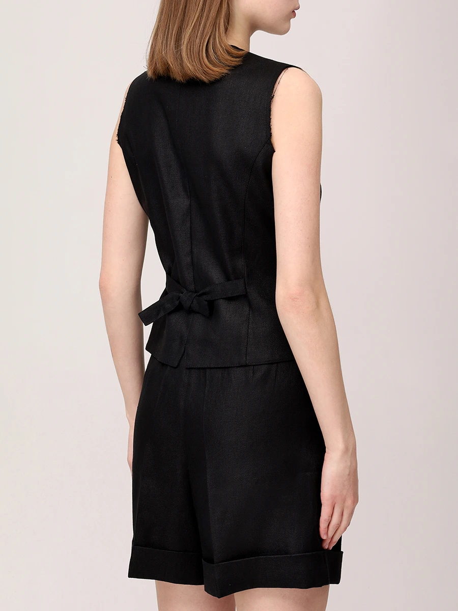 Жилет льняной