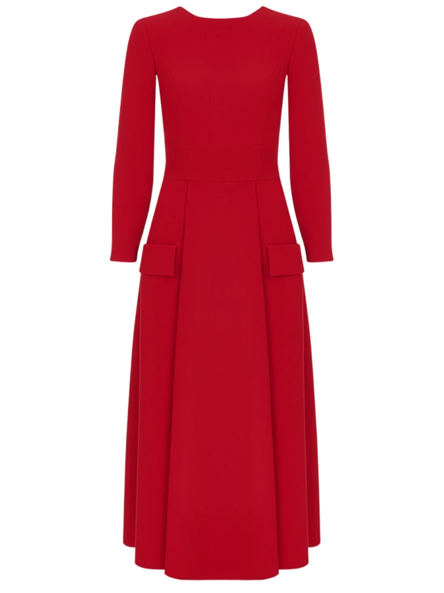 Платье однотонное