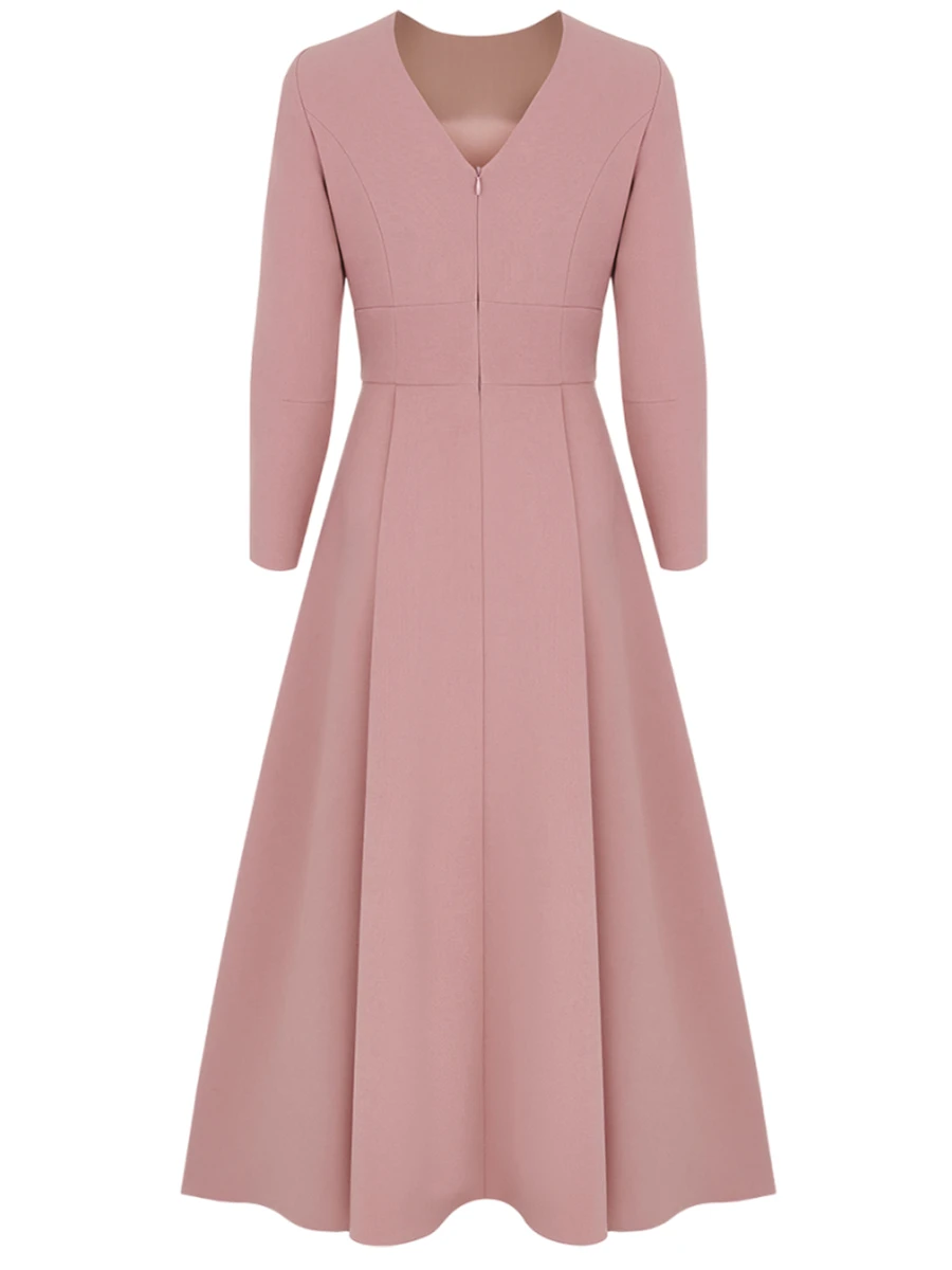 Платье однотонное