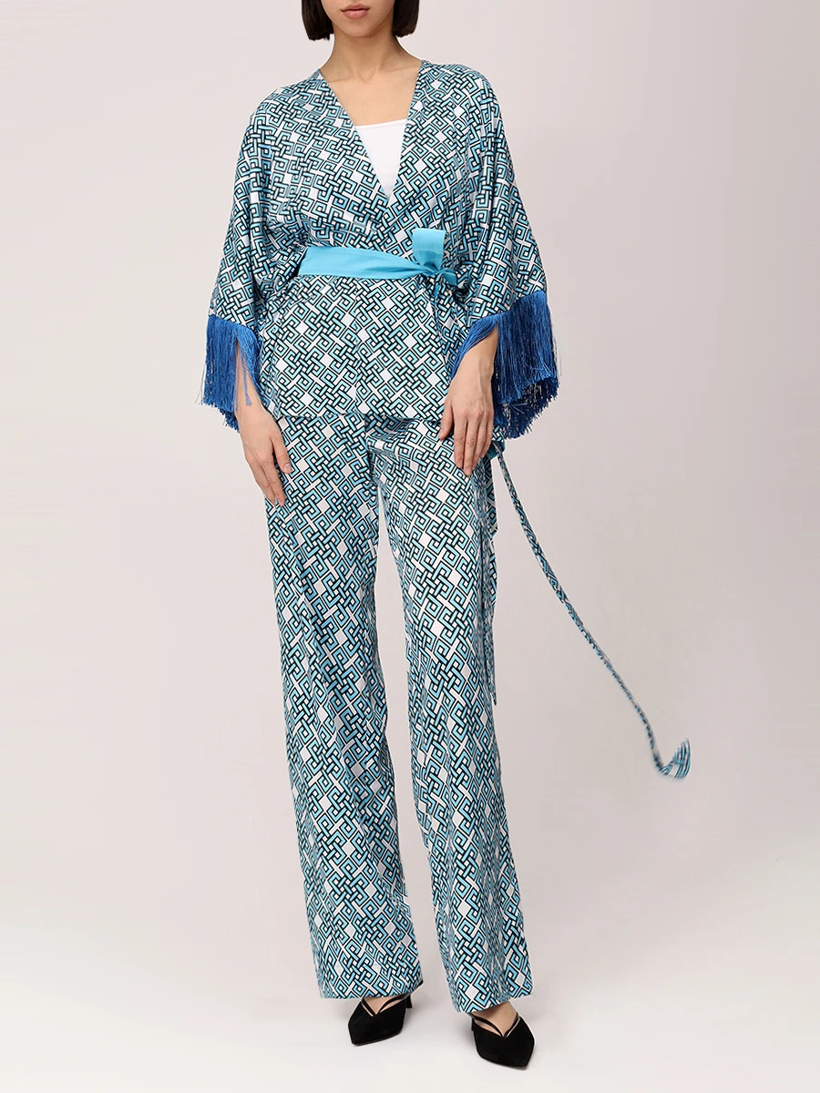 Брюки с принтом