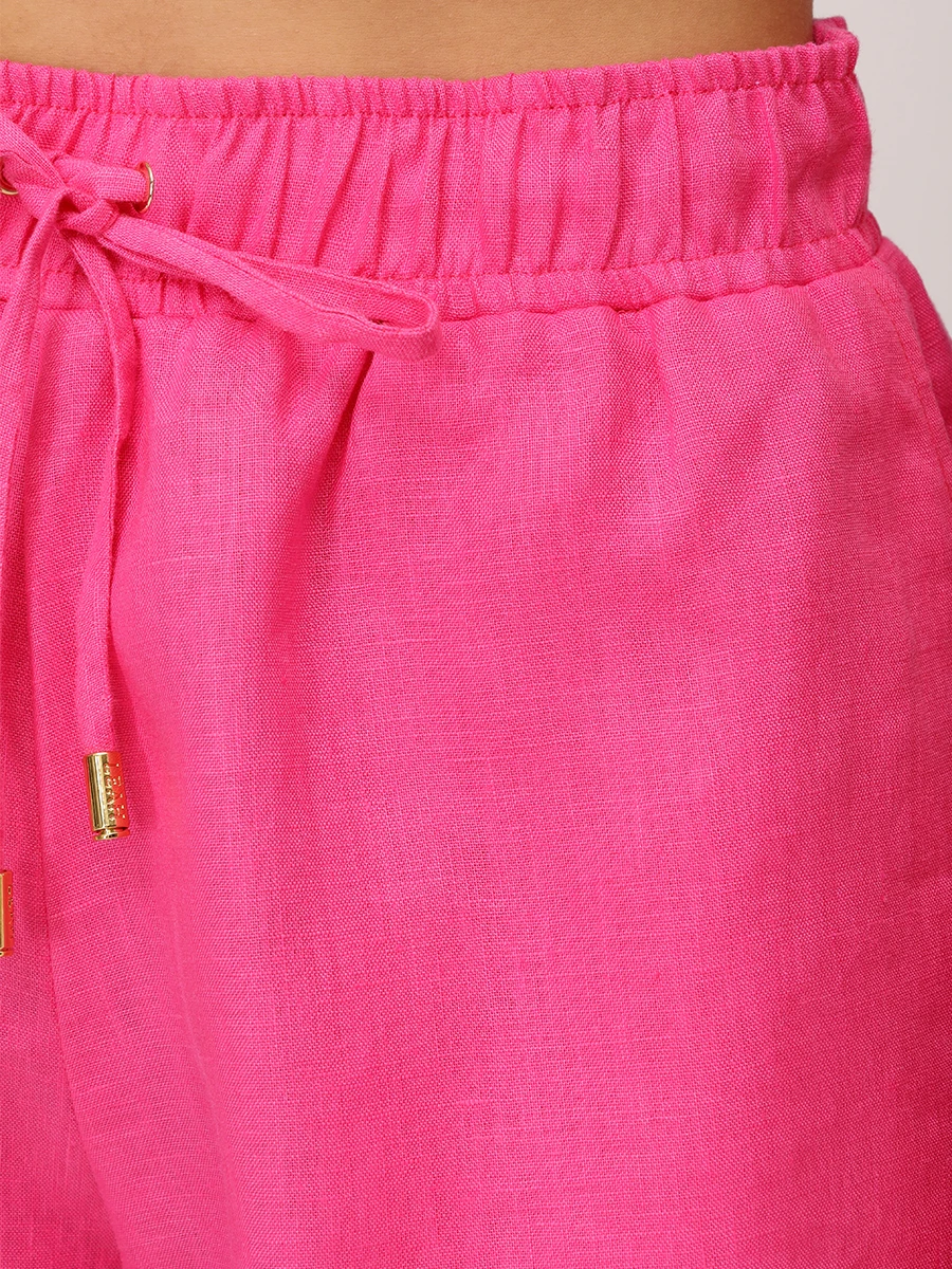 Шорты льняные