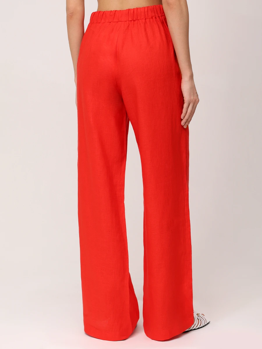 Брюки льняные