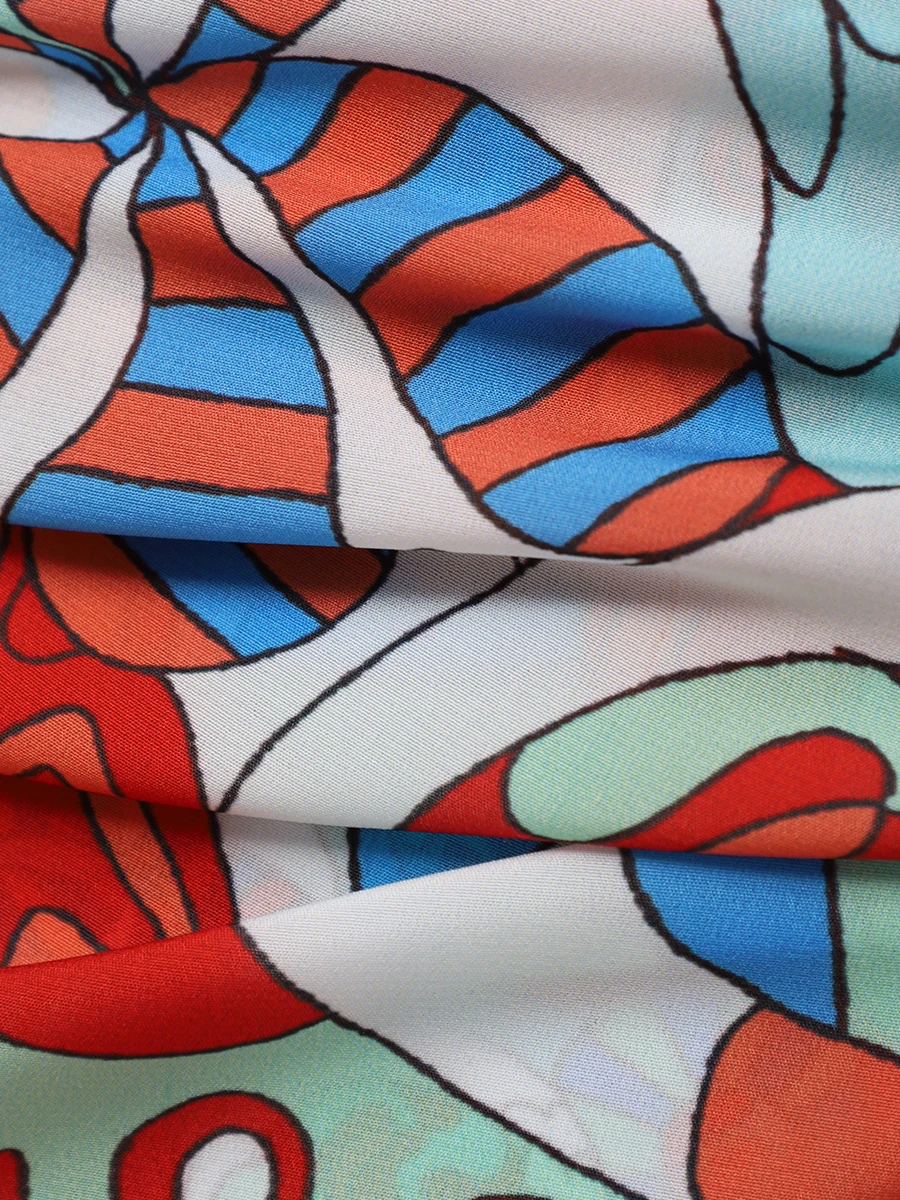 Парео с принтом