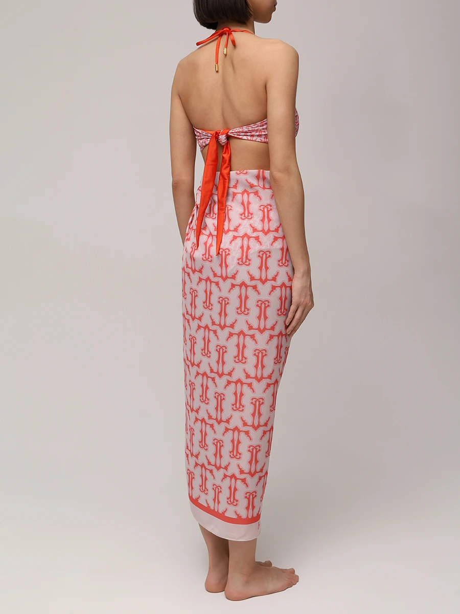 Парео с принтом