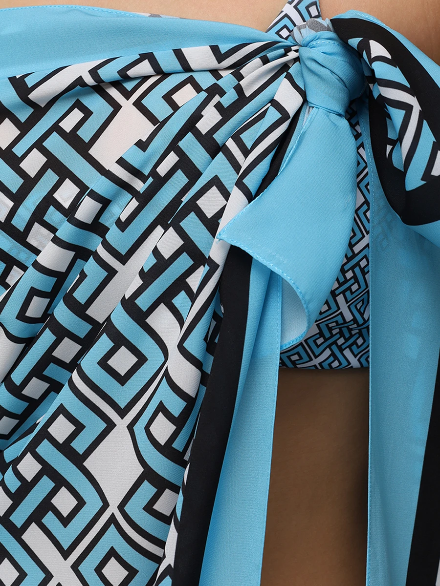 Парео с принтом