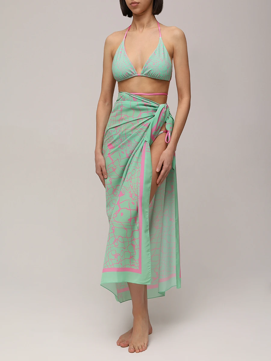 Парео с принтом