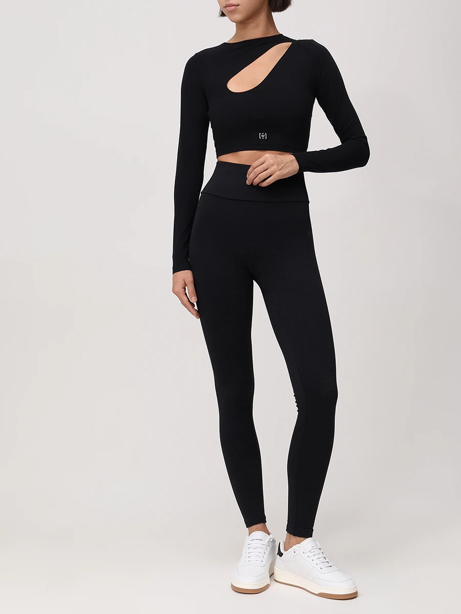 Леггинсы однотонные