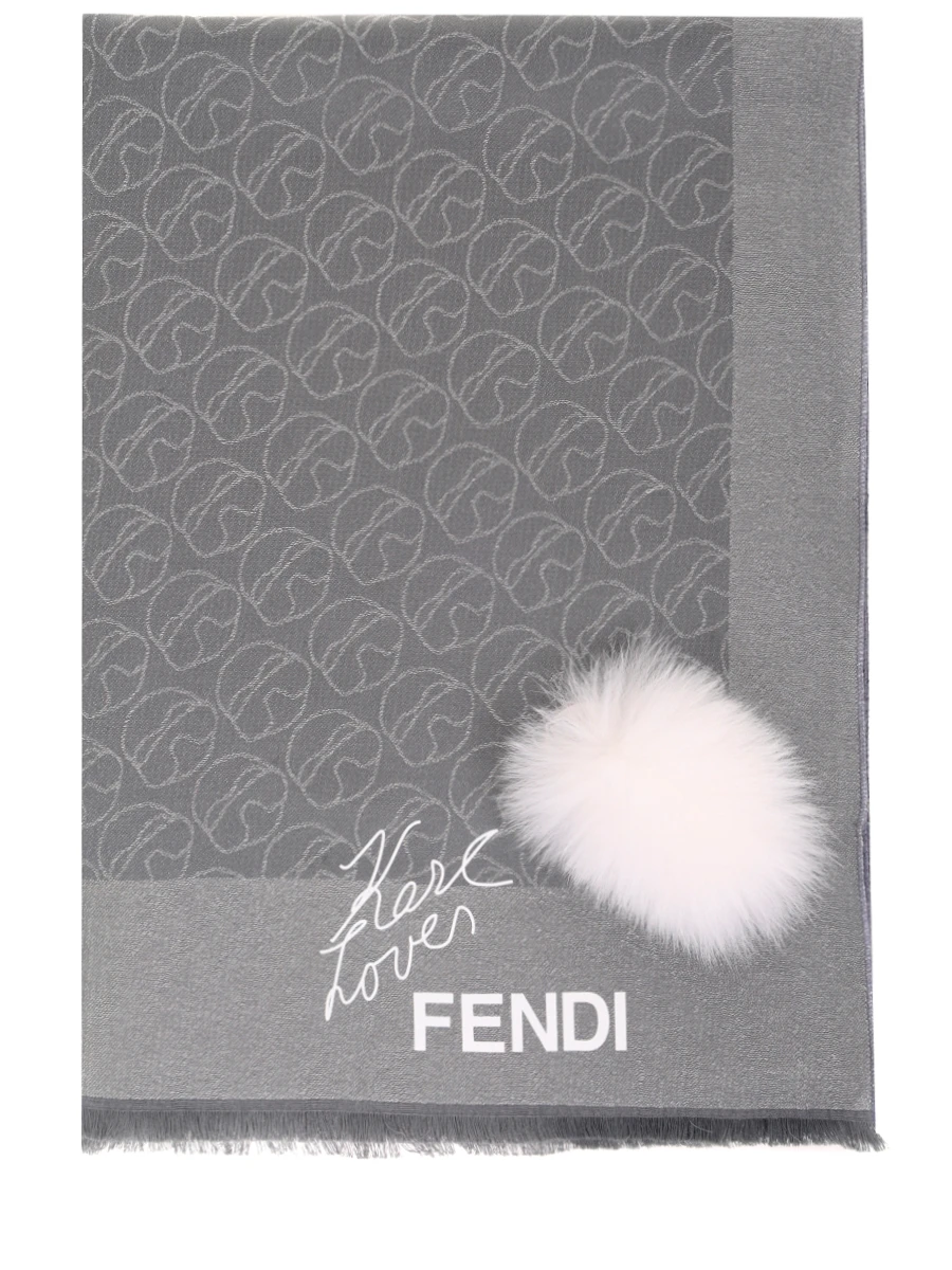 Палантин шерстяной