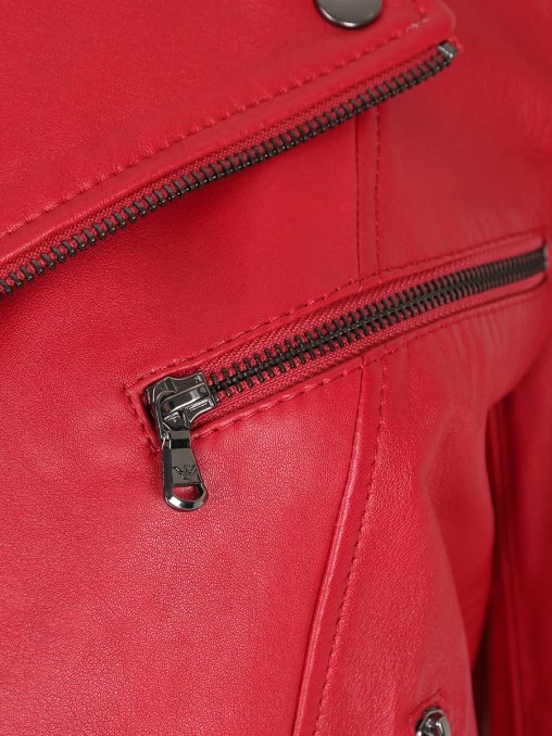 Куртка кожаная EMPORIO ARMANI