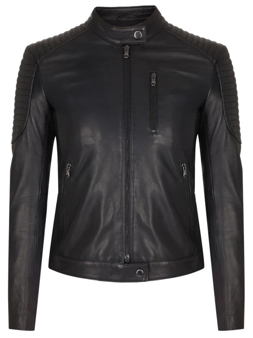 Куртка кожаная EMPORIO ARMANI