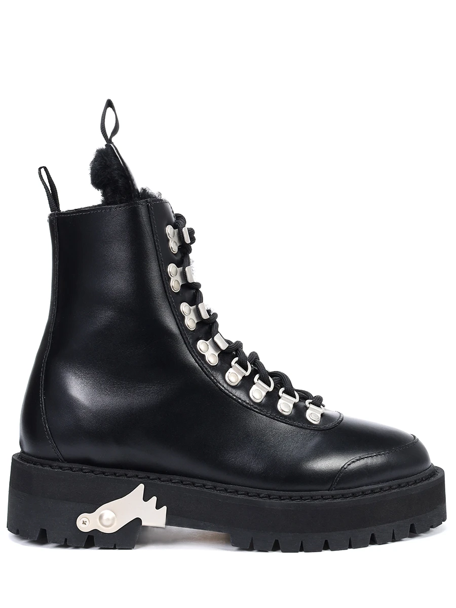 Ботинки кожаные на меху