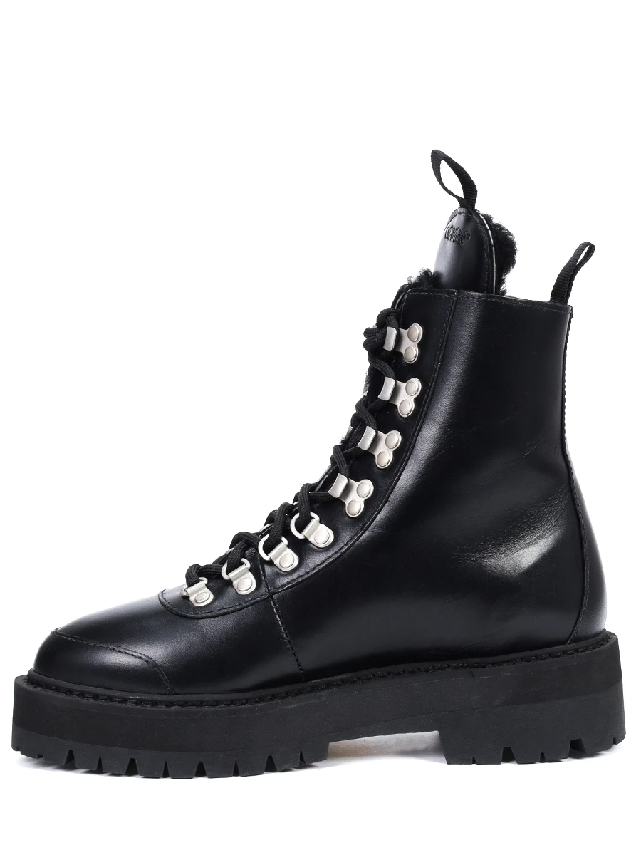 Ботинки кожаные на меху