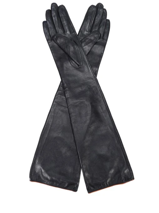 Перчатки кожаные PRADA
