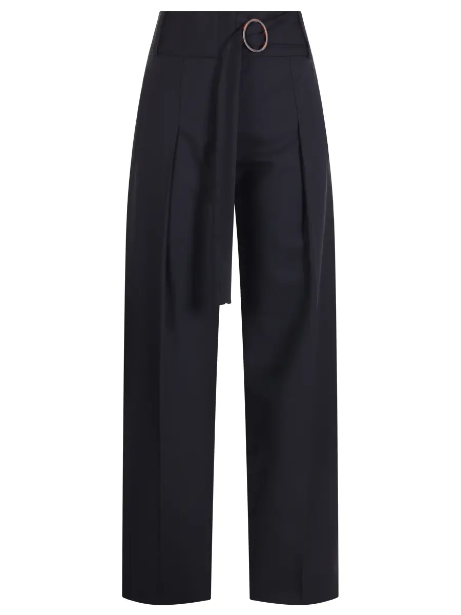 Брюки однотонные