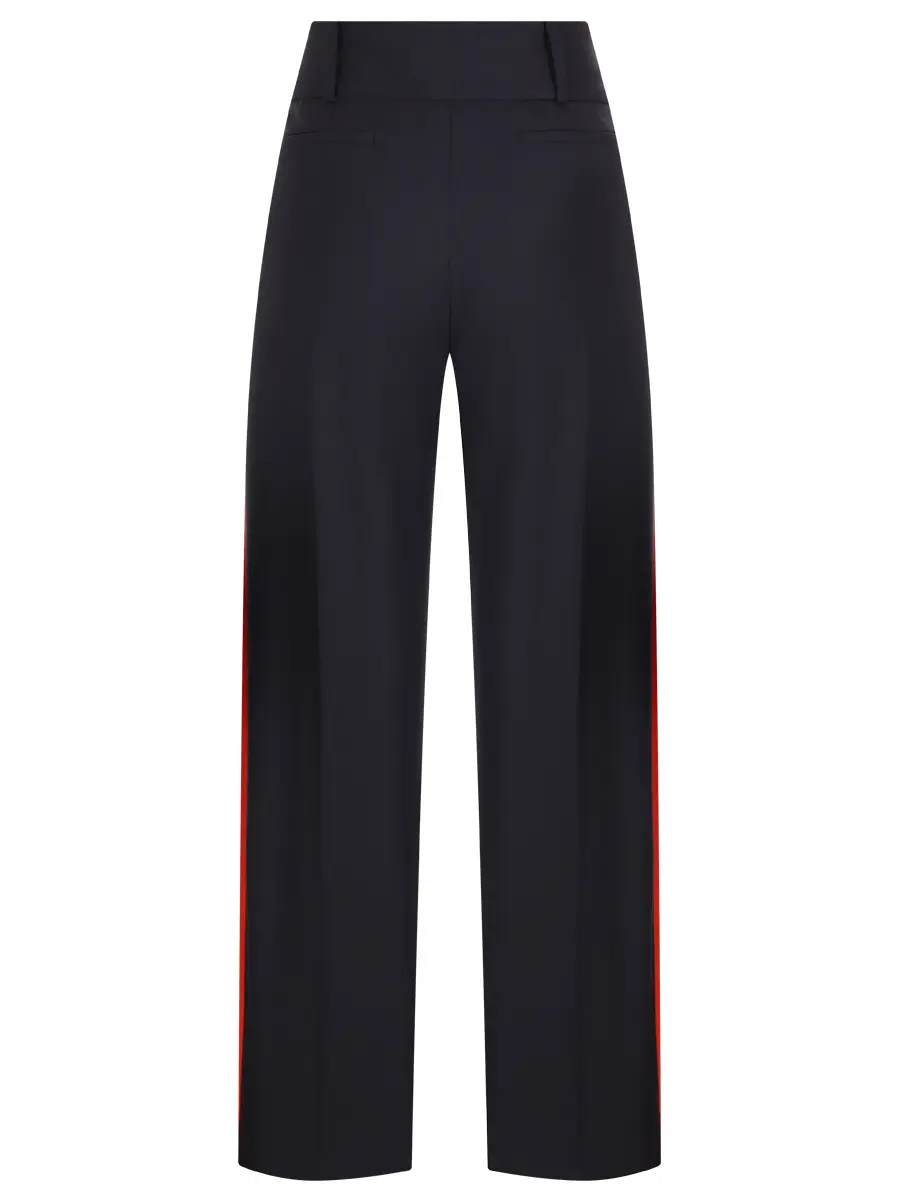 Брюки однотонные