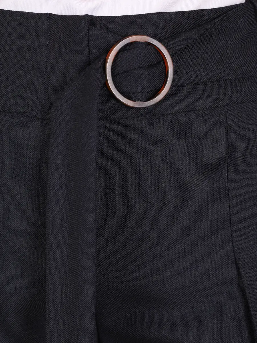 Брюки однотонные