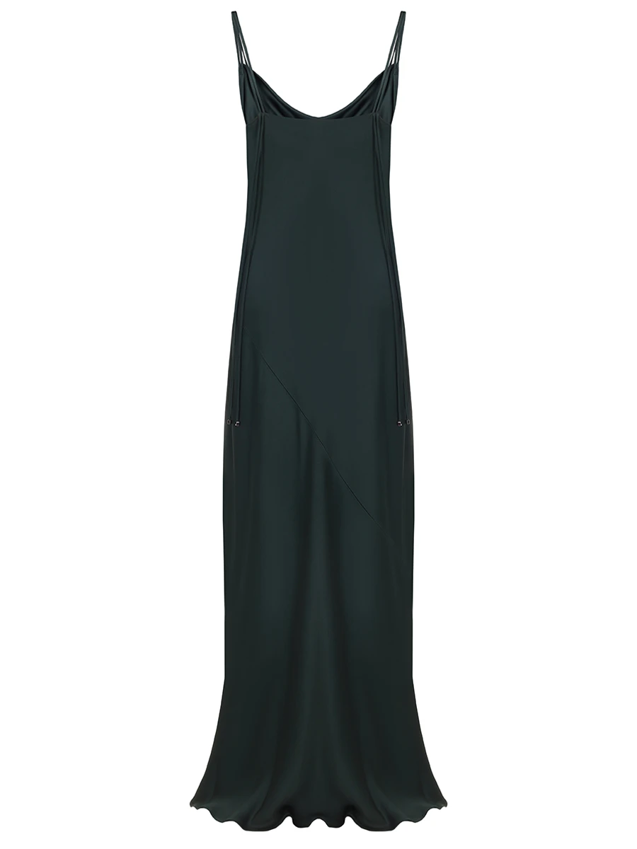 Платье-комбинация однотонное