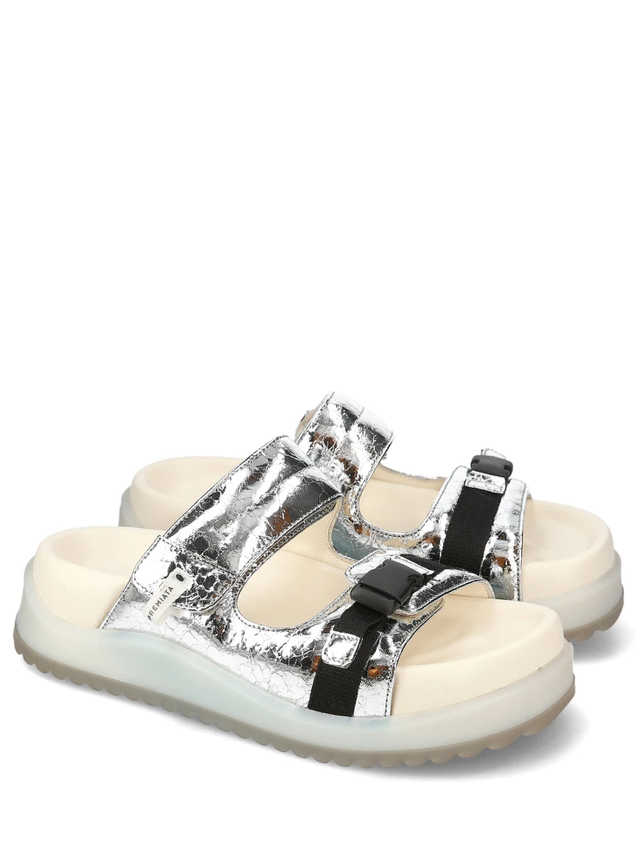 Шлепанцы кожаные