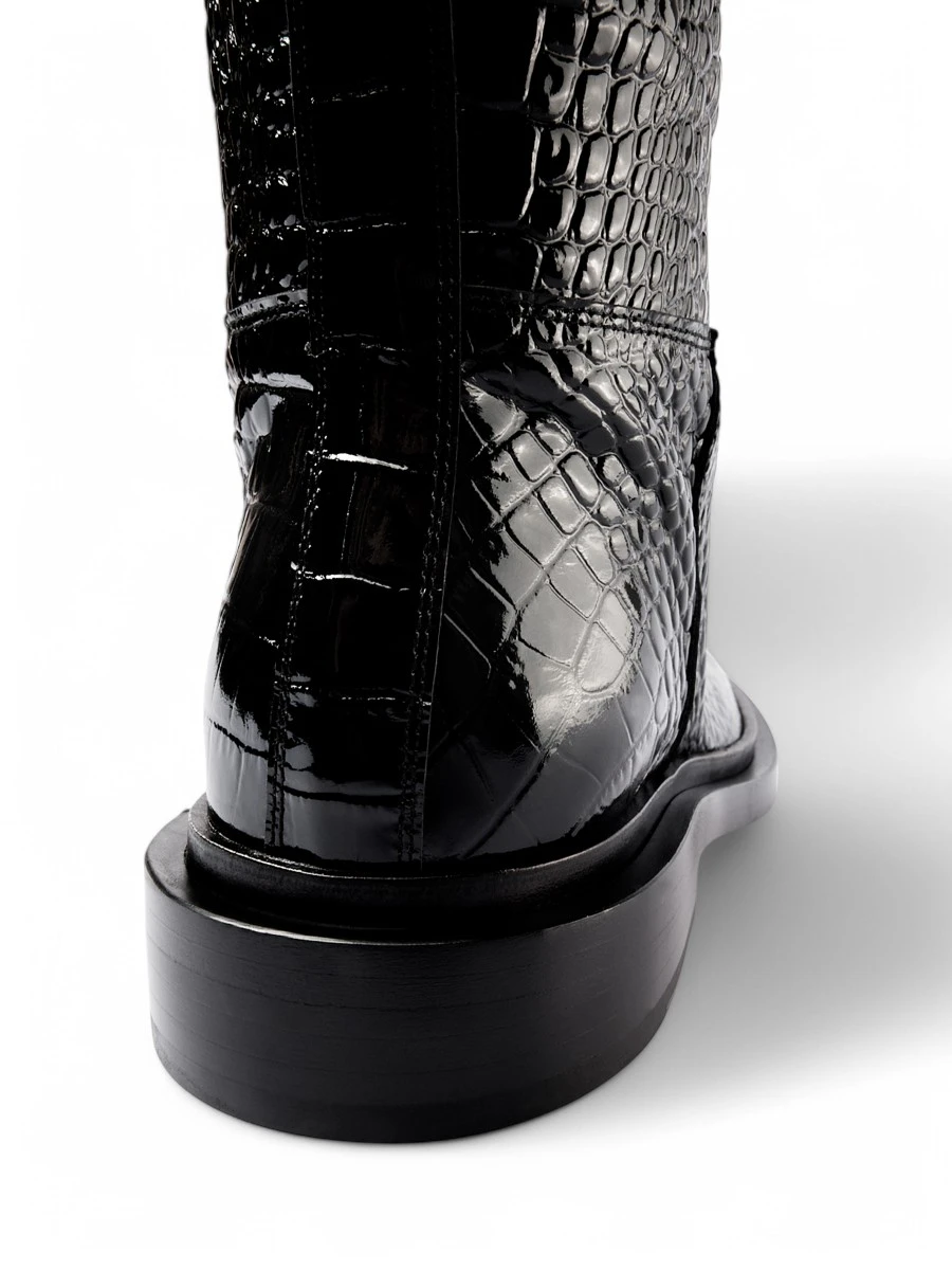 Сапоги кожаные