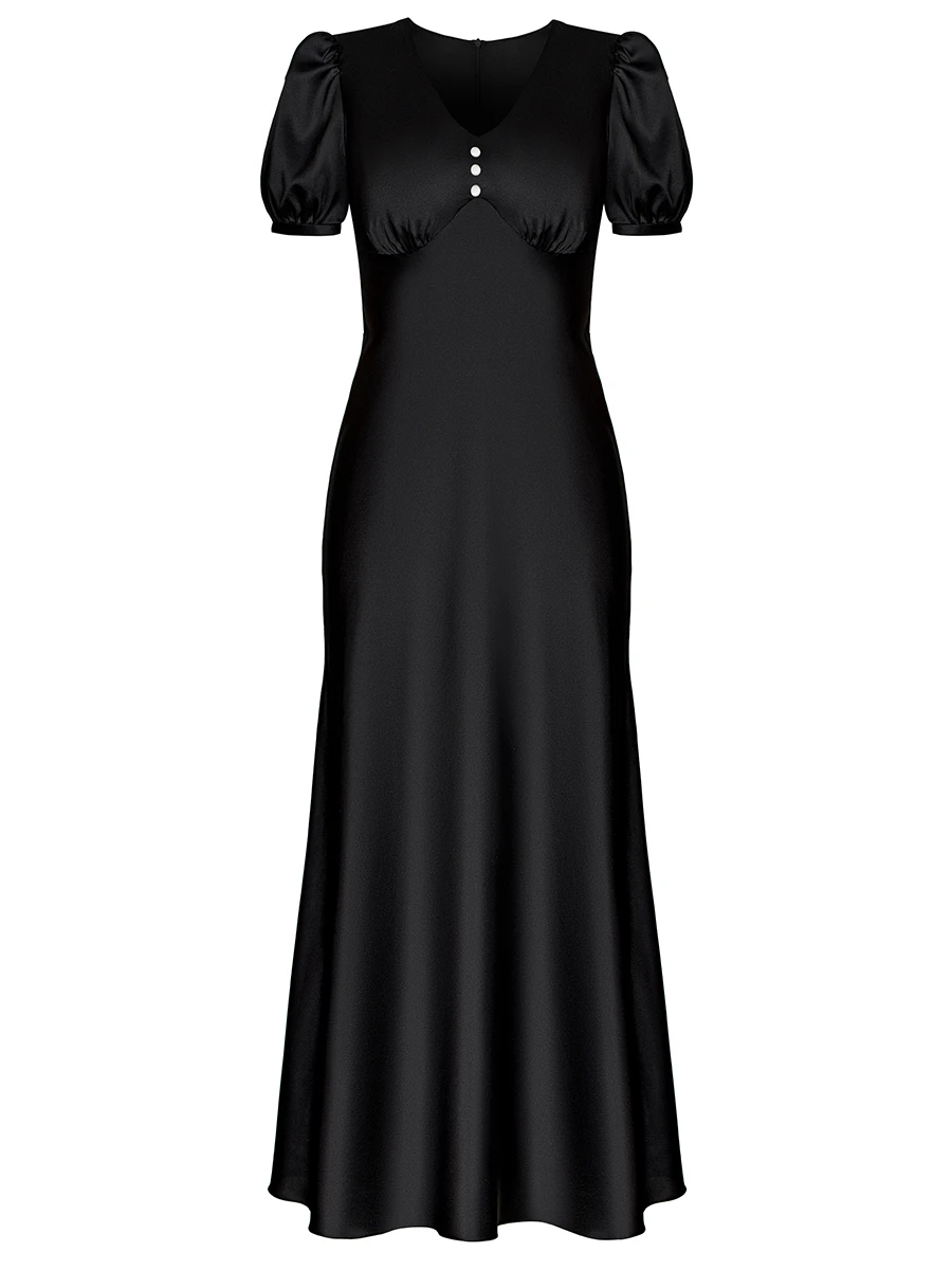 Платье шелковое