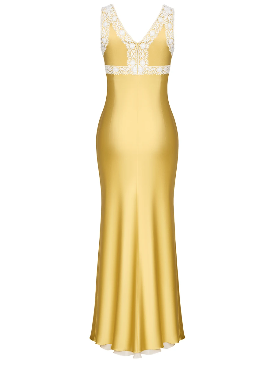 Платье шелковое