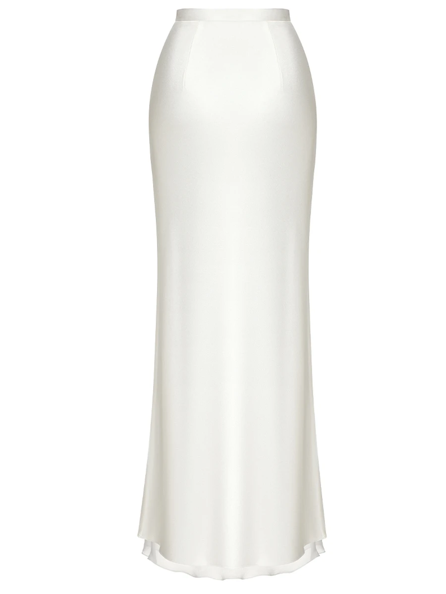 Юбка однотонная