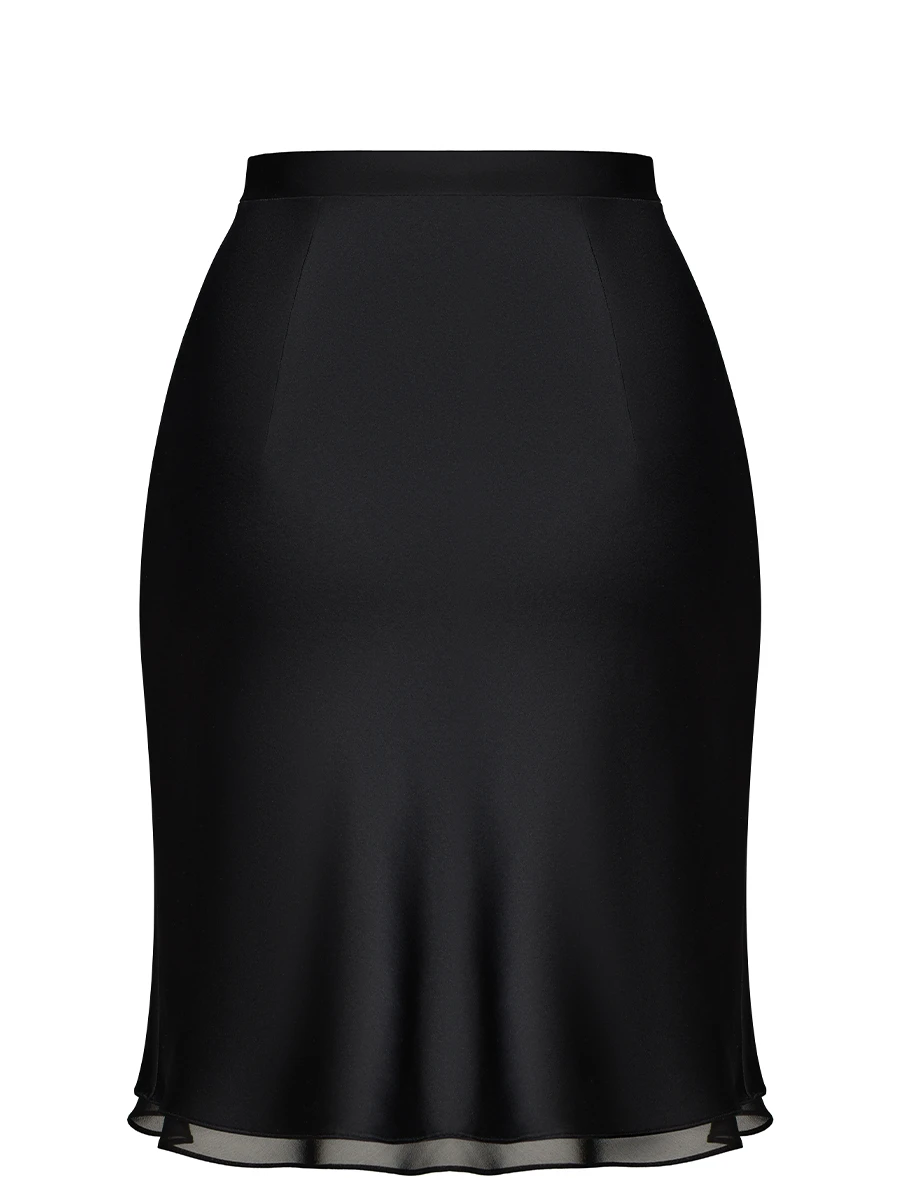 Юбка шелковая