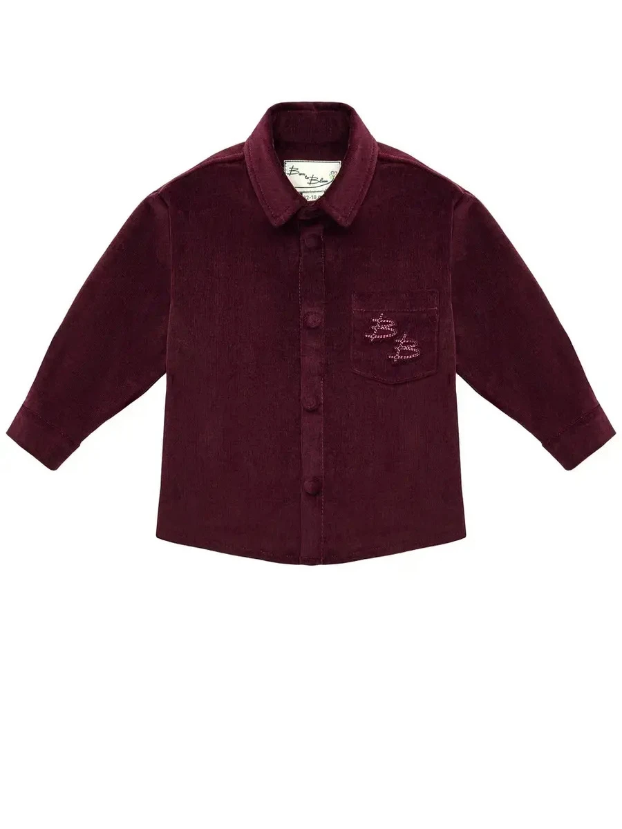 Рубашка вельветовая