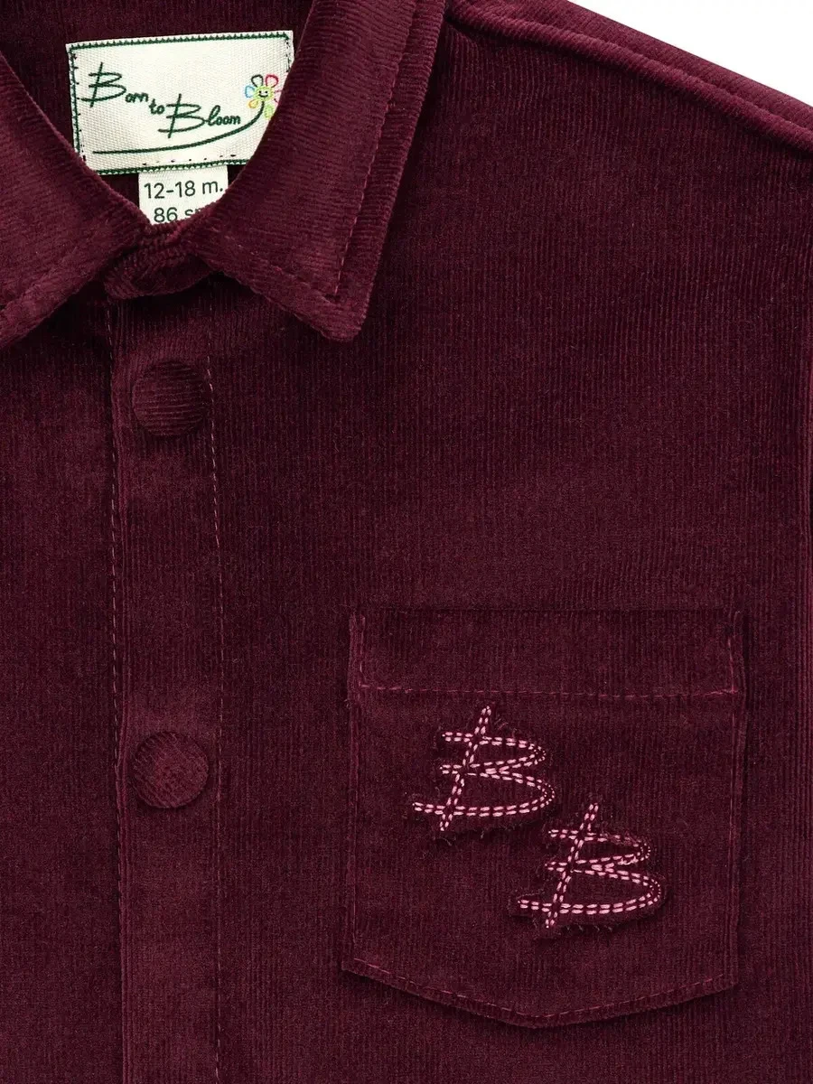 Рубашка вельветовая